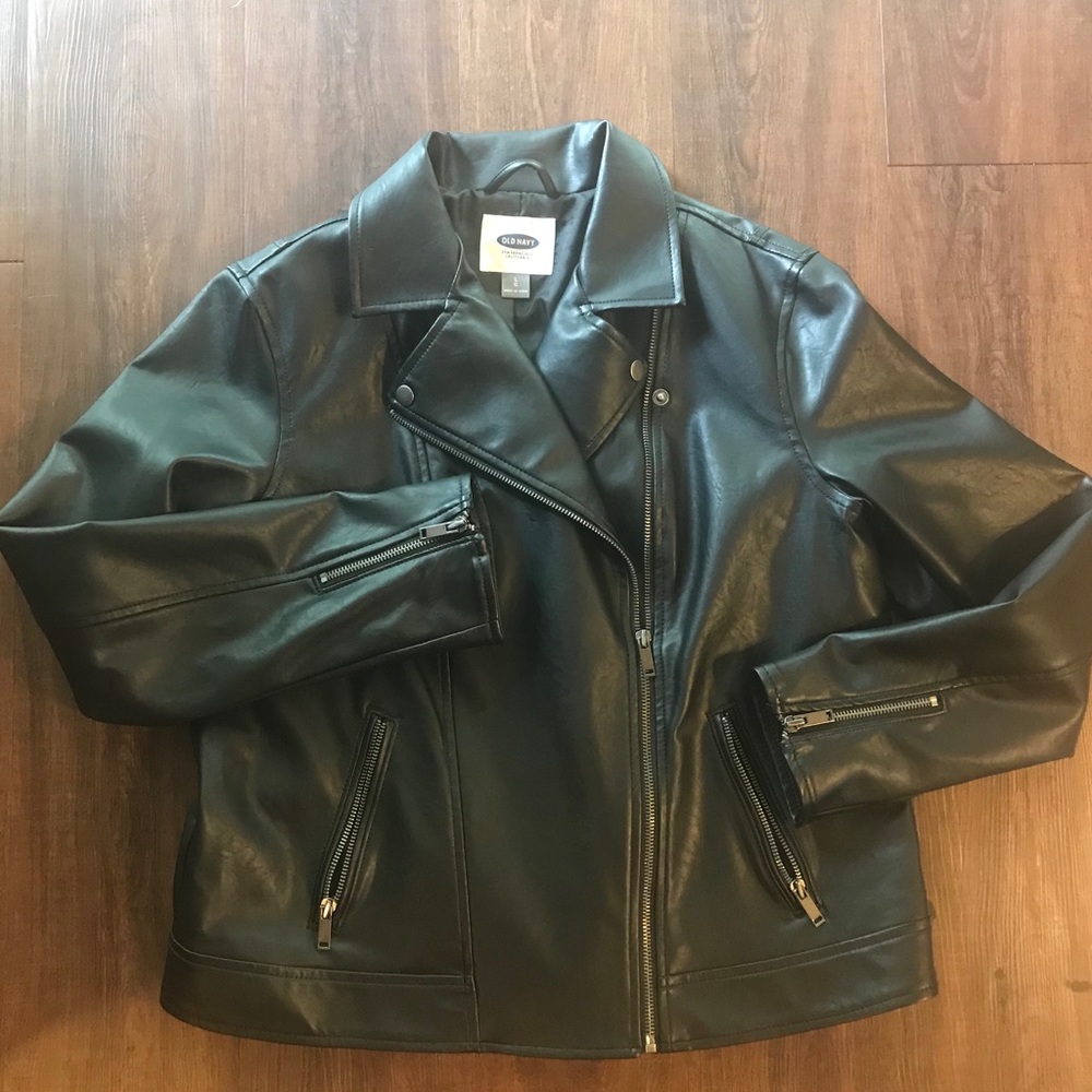 Faux Leather Jacket